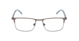 Lunettes de vue homme HENDRICK gun/gris - Vue de face