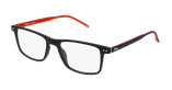 Lunettes de vue homme MAGIC DAMIEN noir/rouge - Vue de face