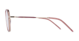 Lunettes de vue femme MAGIC221 rose/dorée - Vue de face