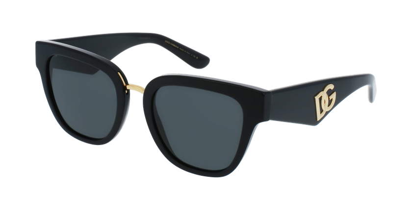 LUNETTES DE SOLEIL femme DG4437 noir - Vue de face
