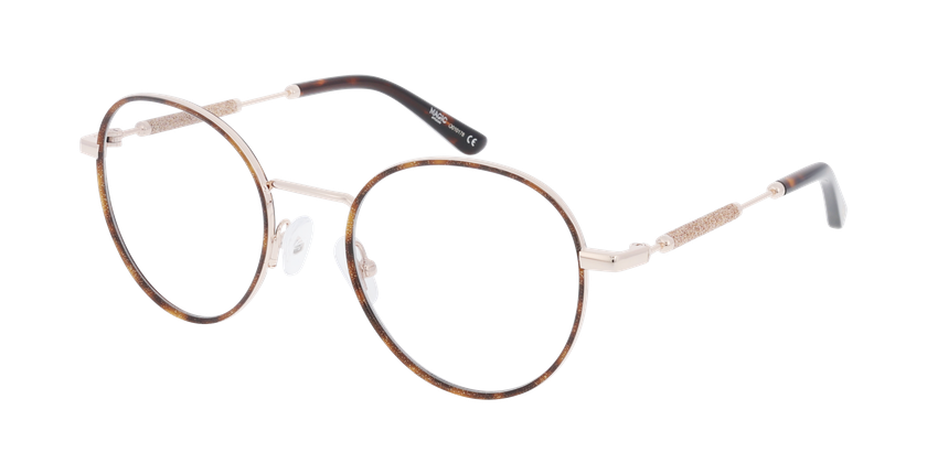 Lunettes de vue femme MAGIC253 écaille/dorée - Vue de face
