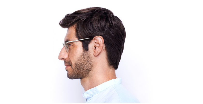 LUNETTES DE VUE homme MAGIC 157 gris/argenté - Vue de face