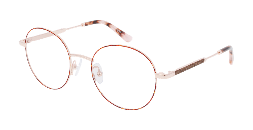 Lunettes de vue femme MAGIC 318 écaille/rouge - Vue de face