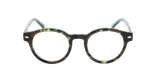 Lunettes de vue femme CARACTÈRES DISCRÈTE écaille - Vue de face