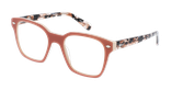 Lunettes de vue femme MAGIC 167 rose/écaille - Vue de face