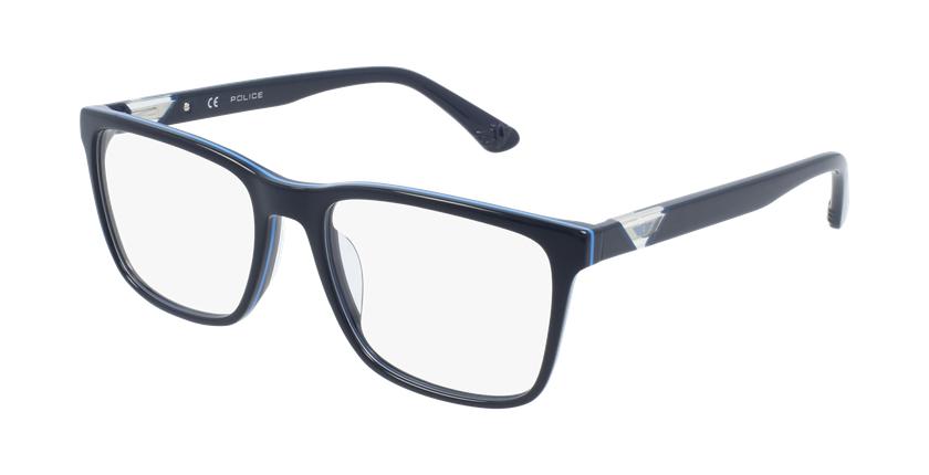 Lunettes de vue homme VPLA41 bleu - Vue de 3/4