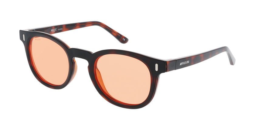 Lunettes de soleil femme MAGIC SUNNY OUVEA écaille - Vue de face