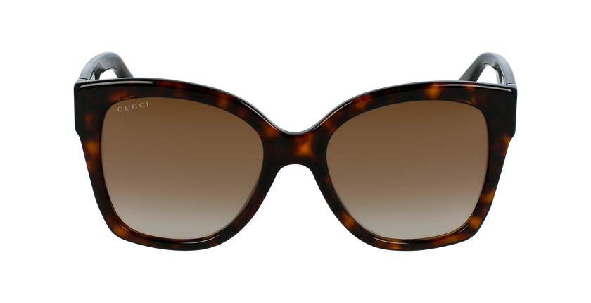 LUNETTES DE SOLEIL femme GG0459S marron - Vue de face