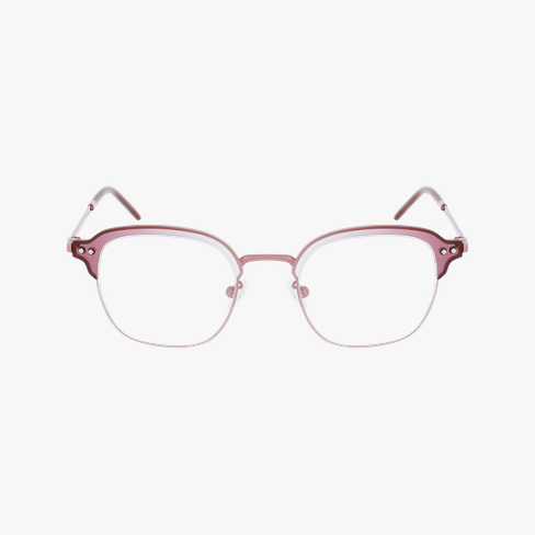 Lunettes de vue femme MAGIC 200 rose/dorée Vue de face