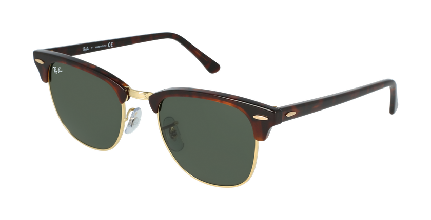 LUNETTES DE SOLEIL CLUBMASTER doré - vue de 3/4