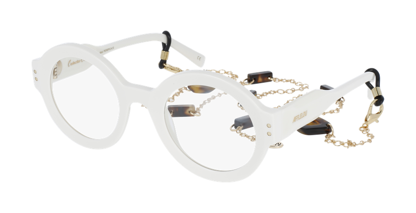 LUNETTES DE VUE femme PERSPICACE blanc - Vue de face