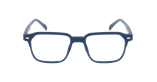 Lunettes de vue homme FIRMIN bleu/bleu foncé mat - Vue de face