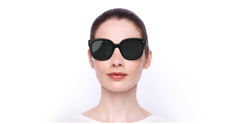 LUNETTES DE SOLEIL femme BA5000S noir - Vue de face