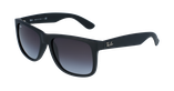 LUNETTES DE SOLEIL homme JUSTIN noir - vue de 3/4