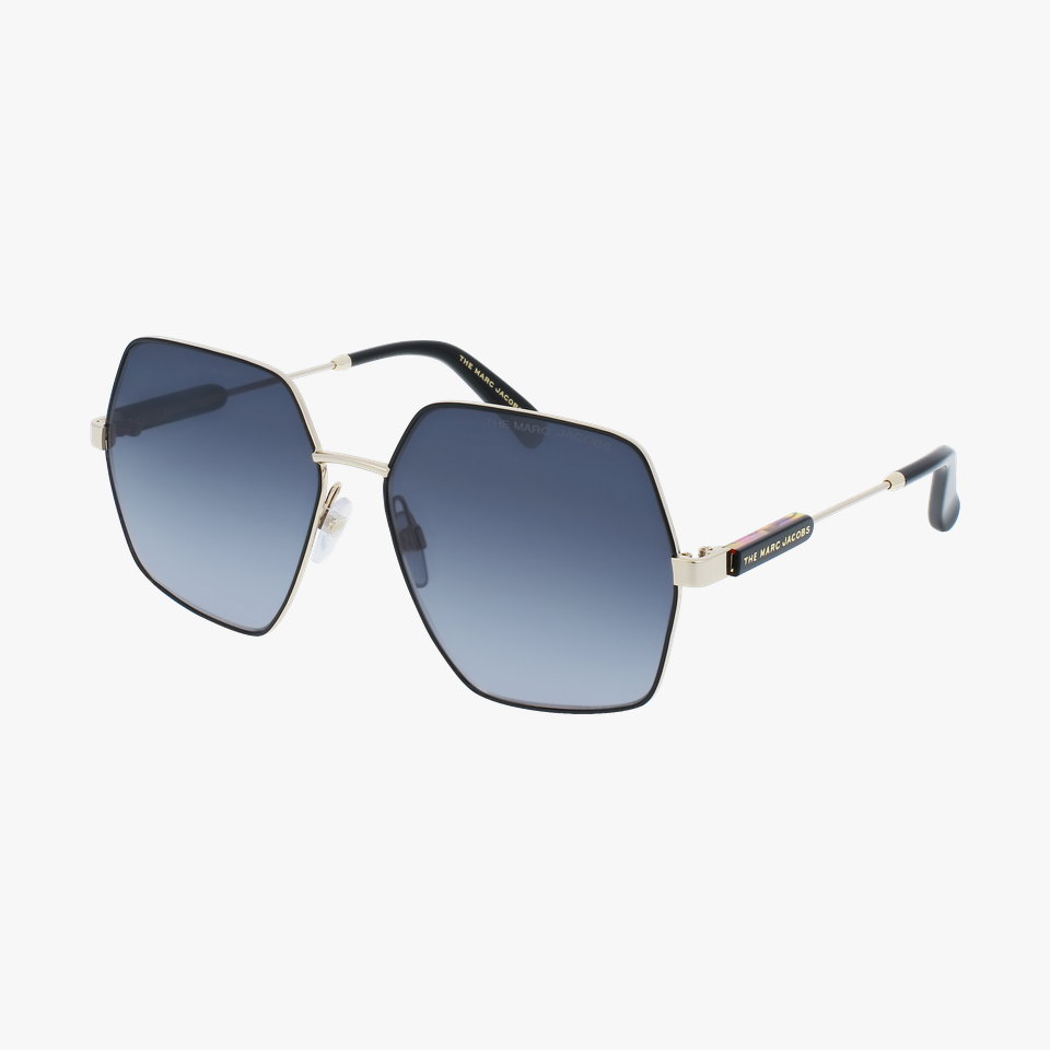 Lunettes de soleil femme MARC 575/S dorée - Vue de face