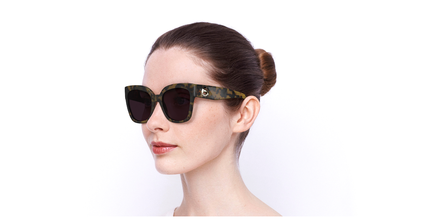LUNETTES DE SOLEIL femme LO717S écaille - Vue de face