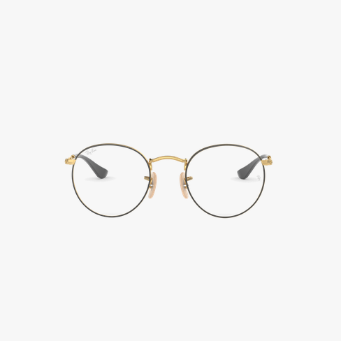 Lunettes de vue 0RX3447V dorée/noir Vue de face