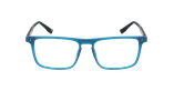 Lunettes de vue homme ERNEST bleu / noir - Vue de face