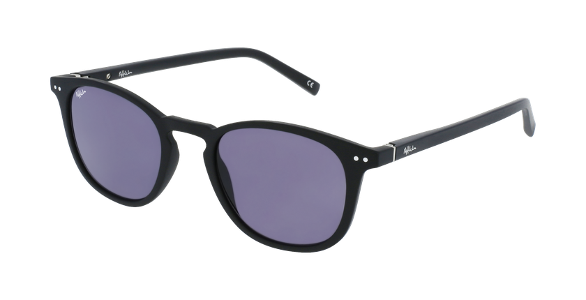 Lunettes de vue FORTY solaire Noire +1.00 noir - Vue de 3/4