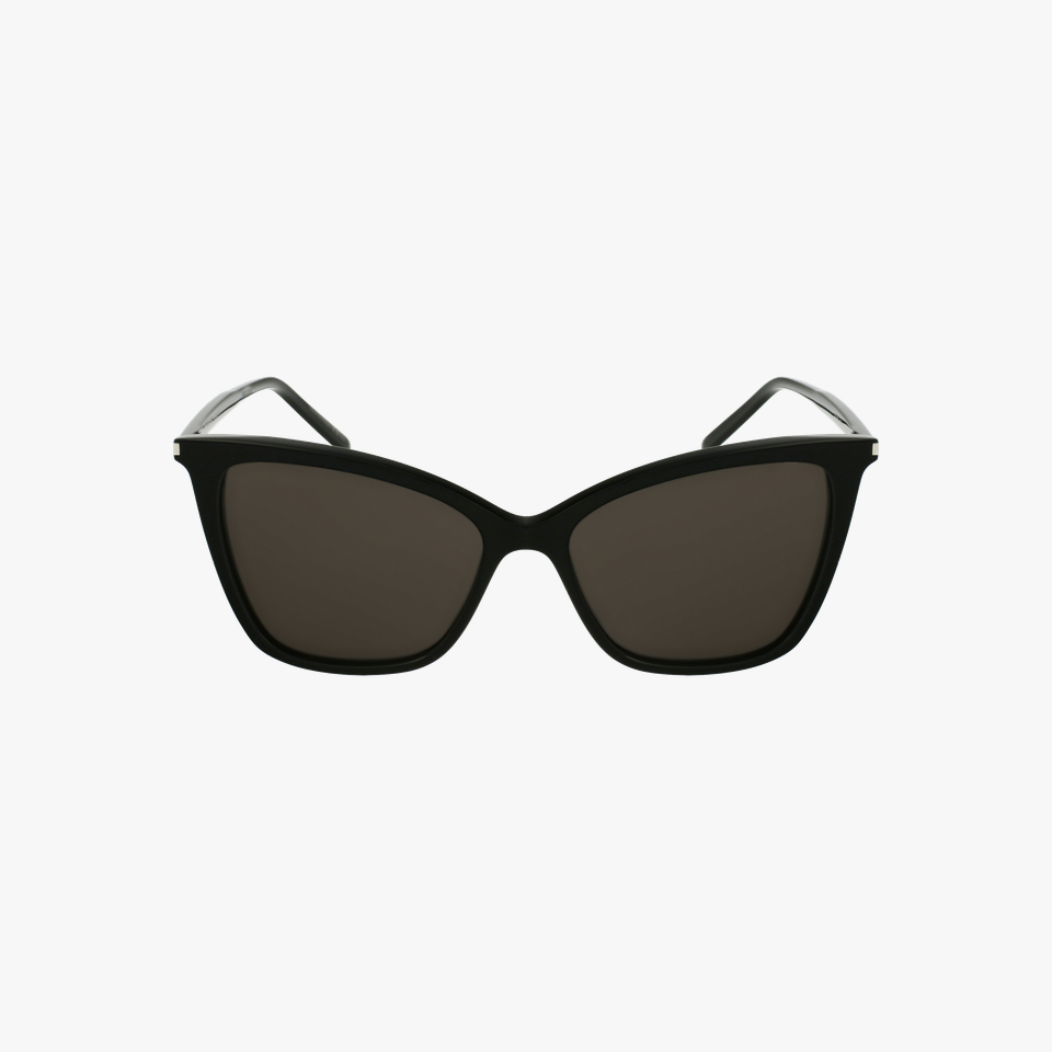 Lunettes de soleil femme SL 384 noir - Vue de face