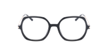 Lunettes de vue femme MILA noir/noir brillant - Vue de face