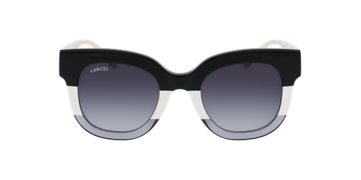 LUNETTES DE SOLEIL femme NINE LA91023 noir/blanc Vue de face