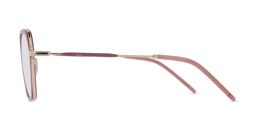 Lunettes de vue femme MAGIC221 rose/dorée - Vue de face