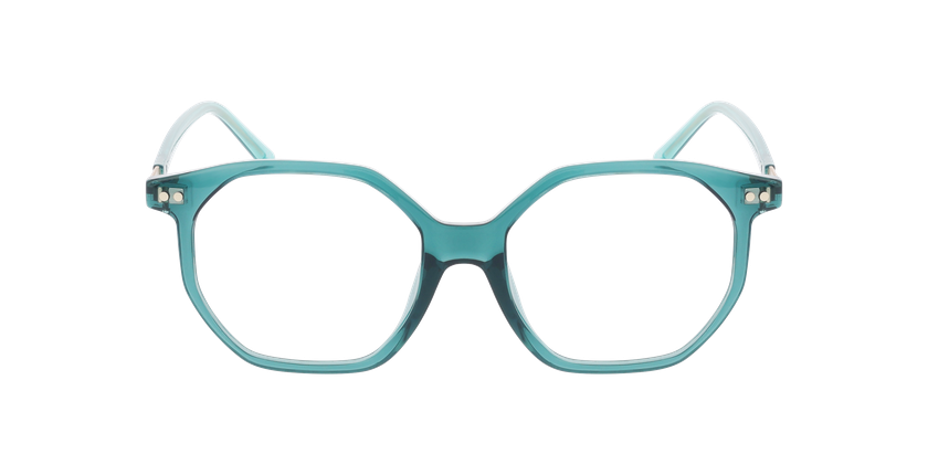 Lunettes de vue femme ANAE vert - Vue de face