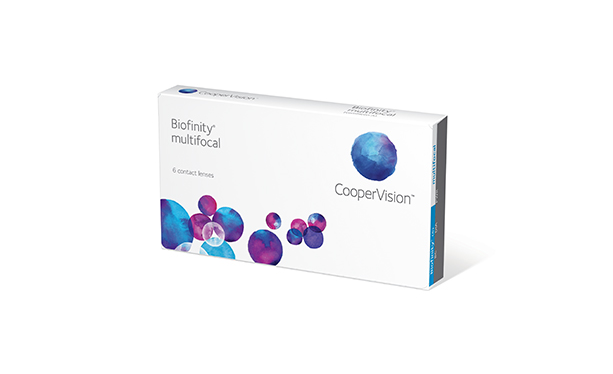 Lentilles de contact Biofinity Multifocal 6 L - Vue de face