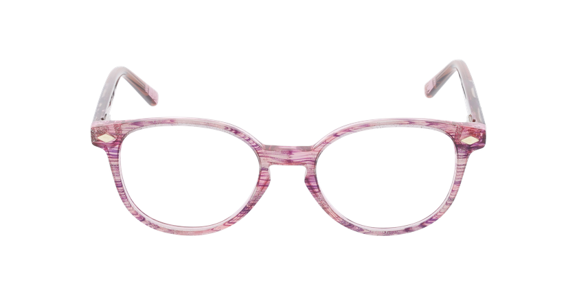 Lunettes de vue enfant 7 rose - Vue de face