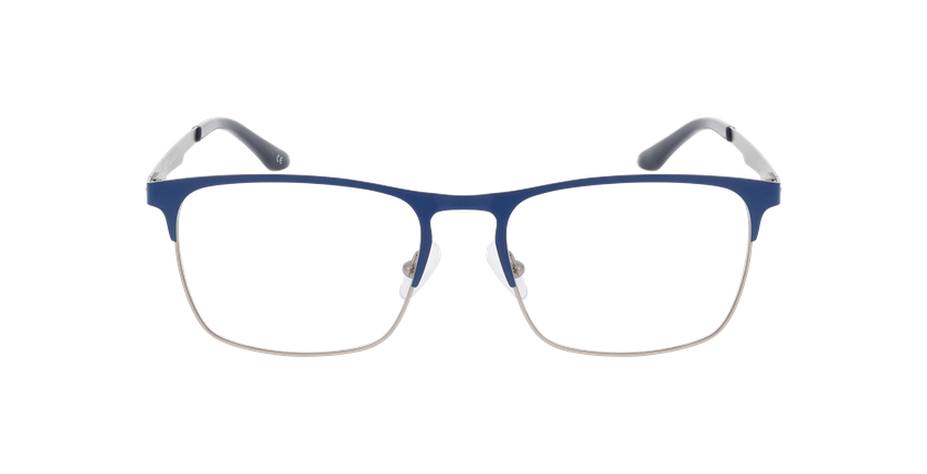 Lunettes de vue homme HUGOLIN bleu - Vue de face