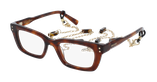 Lunettes de vue femme CARACTÈRES CRÉATIVE écaille - Vue de face