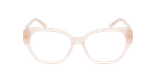 Lunettes de vue femme CARACTÈRES RAFFINÉE marron - Vue de face