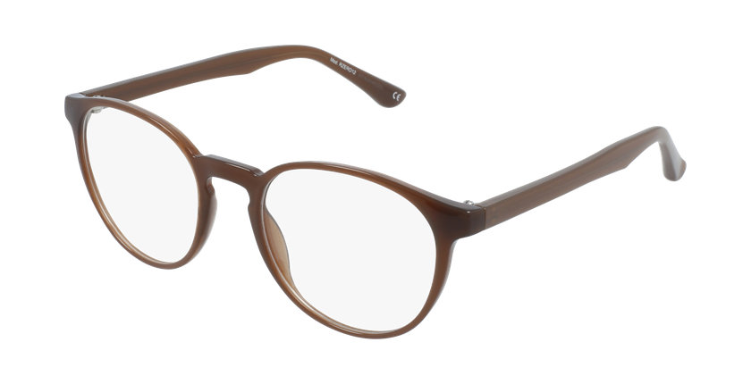 LUNETTES DE VUE homme RZERO12 marron - vue de 3/4