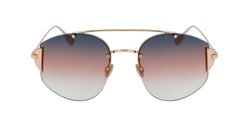 LUNETTES DE SOLEIL femme DIORSTRONGER doré - Vue de face