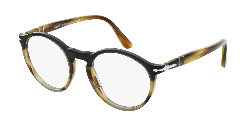 Lunettes de vue 0PO3285V noir/marron - Vue de face