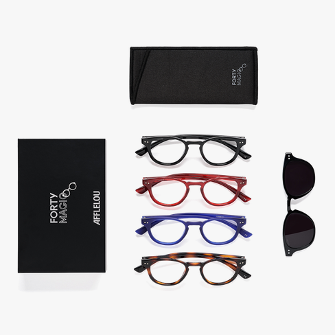 Lunettes de vue FORTY MAGIC COFFRET M1 +2.25 noir/autre