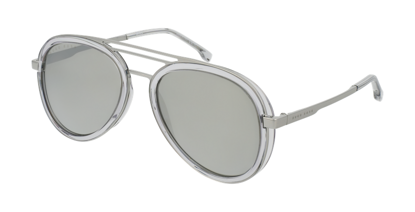 LUNETTES DE SOLEIL homme BOSS1254S gris/gris - Vue de face