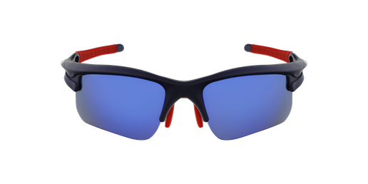 LUNETTES DE SOLEIL homme Bike-Star bleu Vue de face