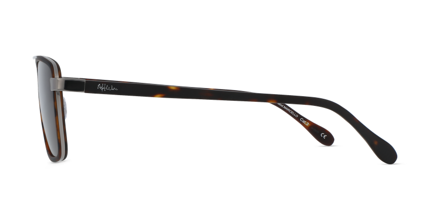 LUNETTES DE SOLEIL homme MARCELLO écaille/argenté - Vue de face