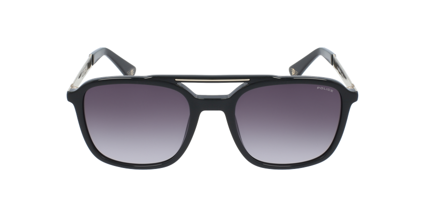 LUNETTES DE SOLEIL homme SPLA53 noir - Vue de face