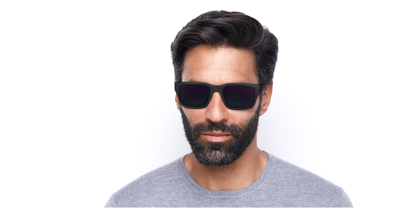LUNETTES DE SOLEIL homme L6004S noir - Vue de face