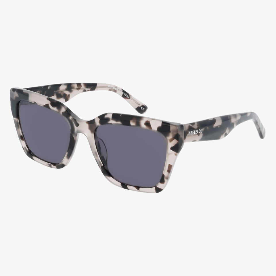 Lunettes de soleil femme CECINA écaille/noir - Vue de face