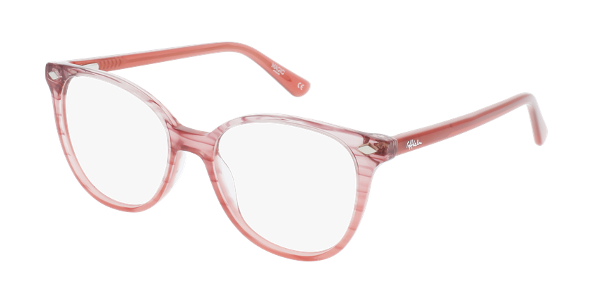 Lunettes de vue enfant MAGIC 148 rose/dorée - Vue de face