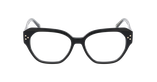 Lunettes de vue femme CARACTÈRES RAFFINÉE noir - Vue de face