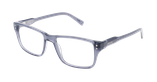 Lunettes de vue homme CARACTÈRES ALTRUISTE gris/bleu - Vue de face