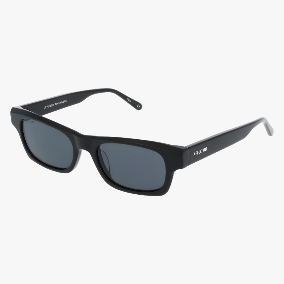 Lunettes de soleil homme UNIVERS noir - Vue de face