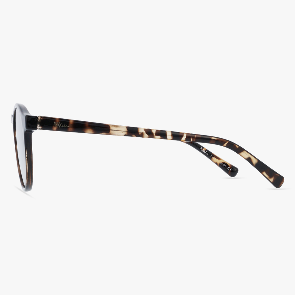 Lunettes de soleil femme CARMEN écaille/écaille - Vue de face