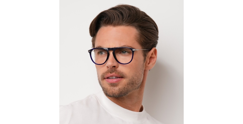 Lunettes de vue homme MAGIC265 violet/violet foncé - Vue de face