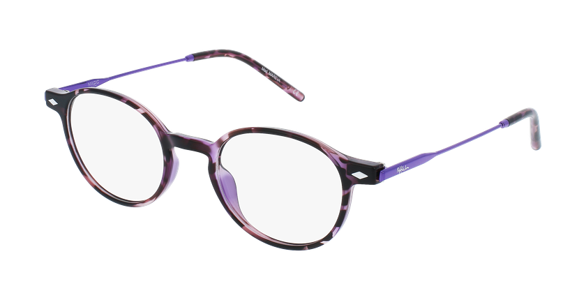 LUNETTES DE VUE femme MAGIC MAREVA écaille/violet - Vue de face